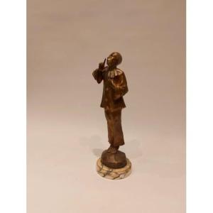 Loyer Bronze Pierrot 1920